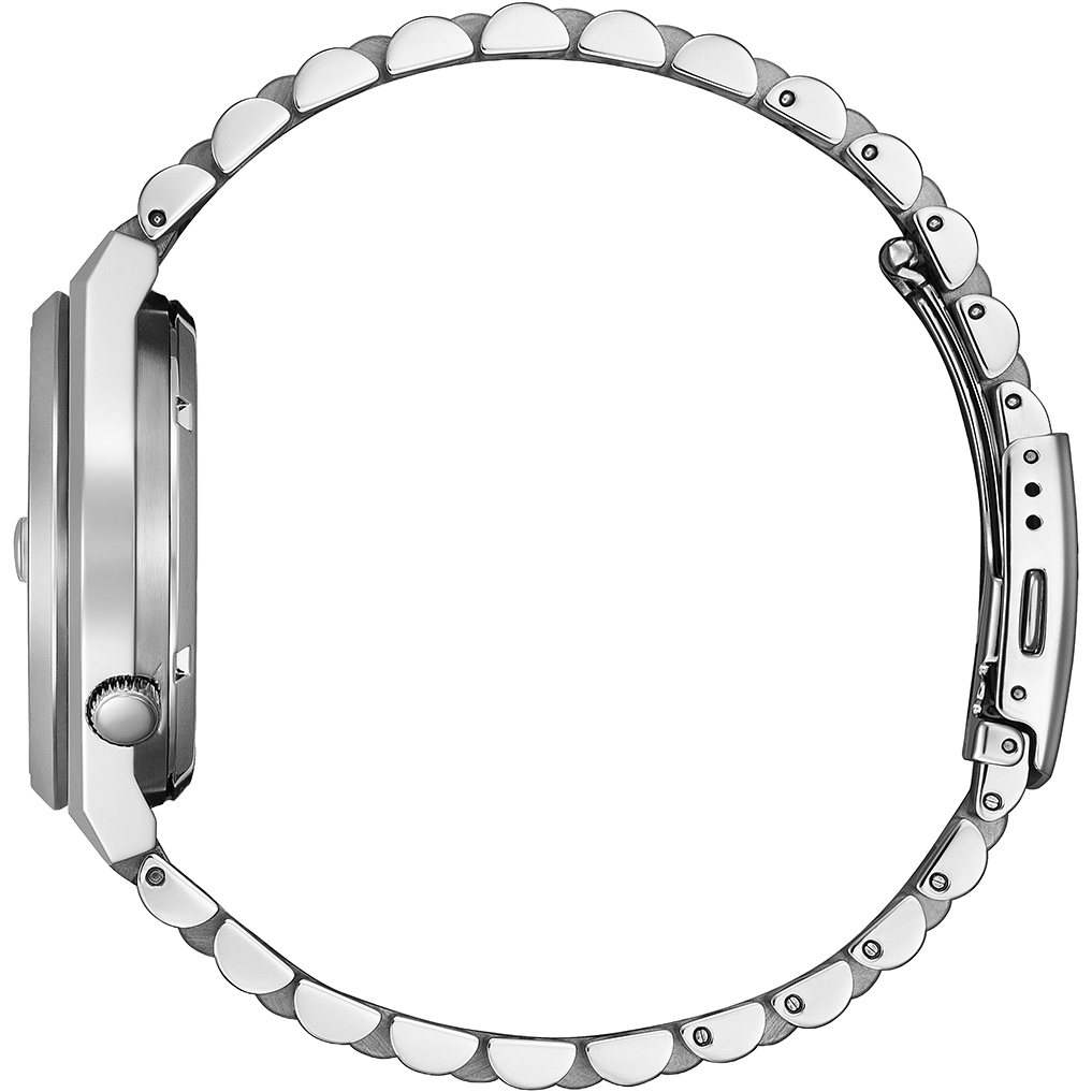 NJ0151-53W Reloj Citizen Tsuyosa automático de hombre pulsera de metal plateado