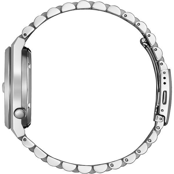 NJ0151-53W Reloj Citizen Tsuyosa automático de hombre pulsera de metal plateado