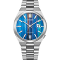 NJ0151-53W Reloj Citizen Tsuyosa automático de hombre pulsera de metal plateado