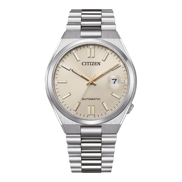 88W Reloj Citizen Tsuyosa Hombre Acero Esfera Amarilla - Reloj original en Guatemala