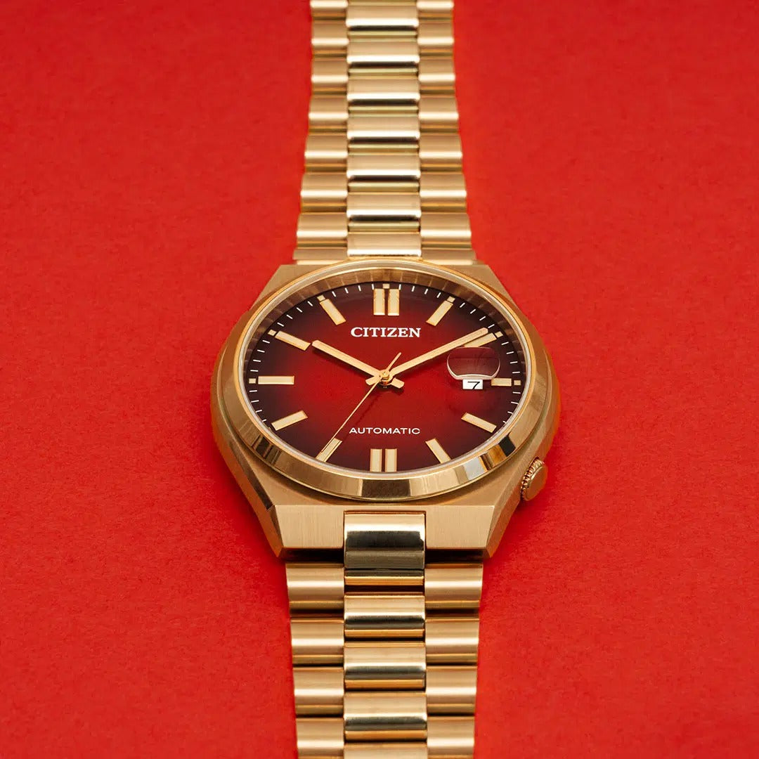 Citizen Tsuyosa reloj de caballero NJ0153-82X pulsera de metal - Acero Inoxidable Dorado