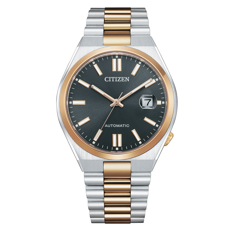 NJ0154-80H Citizen reloj para caballero pulsera de metal - Acero Inoxidable Bicolor