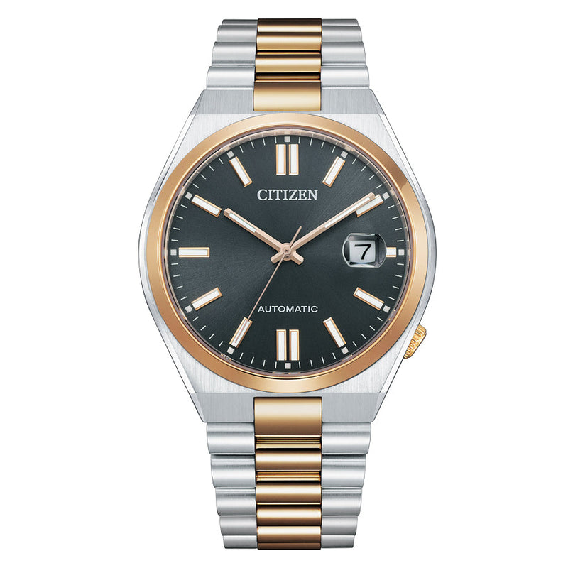 NJ0154-80H Reloj Citizen Tsuyosa para caballero pulsera de metal bicolor