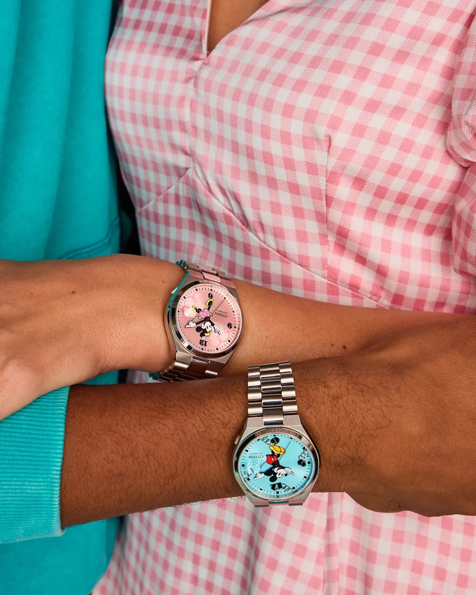NJ0156-50L Reloj Citizen Tsuyosa Mickey Mouse de hombre pulsera de metal