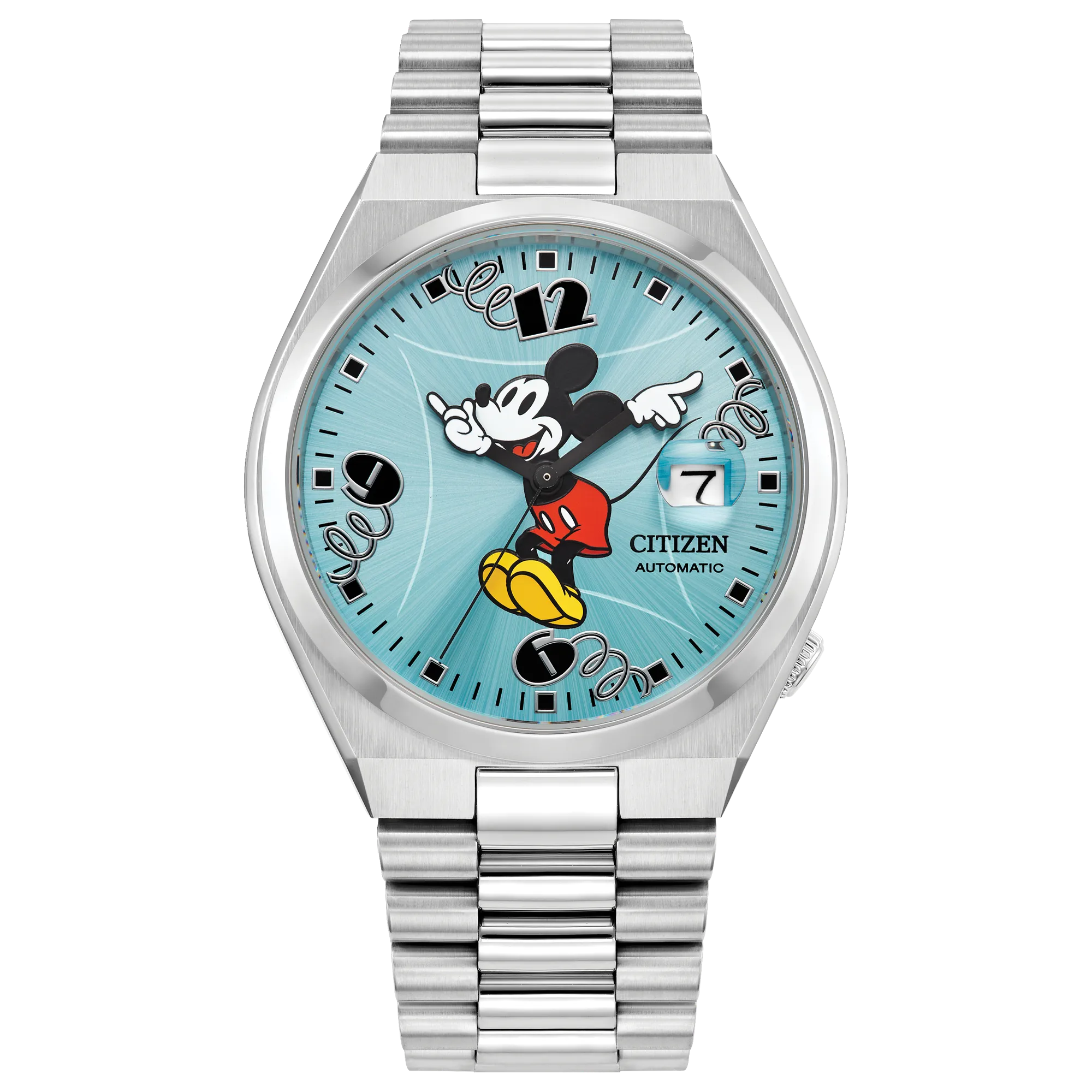 NJ0156-50L Reloj Citizen Tsuyosa Mickey Mouse de hombre pulsera de metal