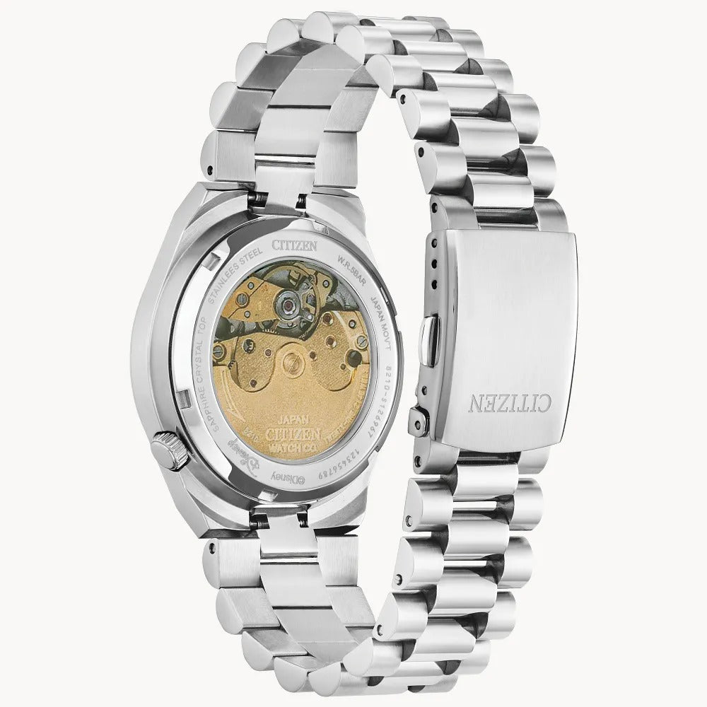 Citizen Tsuyosa Minnie Mouse de dama NJ0156-50W reloj pulsera de metal plateado