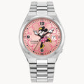 Citizen Tsuyosa Minnie Mouse de dama NJ0156-50W reloj pulsera de metal plateado
