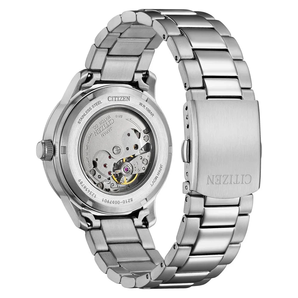 NJ0191-83E Reloj Citizen de hombre pulsera de metal - Acero Inoxidable Plateado
