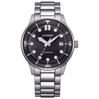 NJ0191-83E Reloj Citizen de hombre pulsera de metal - Acero Inoxidable Plateado