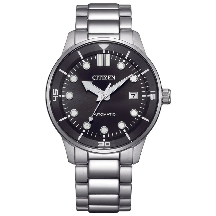 NJ0191-83E Reloj Citizen de hombre pulsera de metal - Acero Inoxidable Plateado