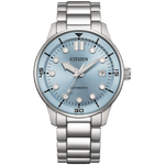 NJ0191-83L Reloj Citizen Mechanical Automático Hombre Acero Azul Claro