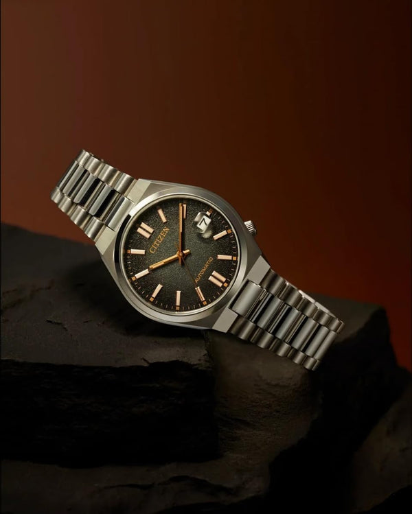 NJ0200-50E Reloj Citizen Tsuyosa Automático de hombre correa de metal - Acero Inoxidable Plateado