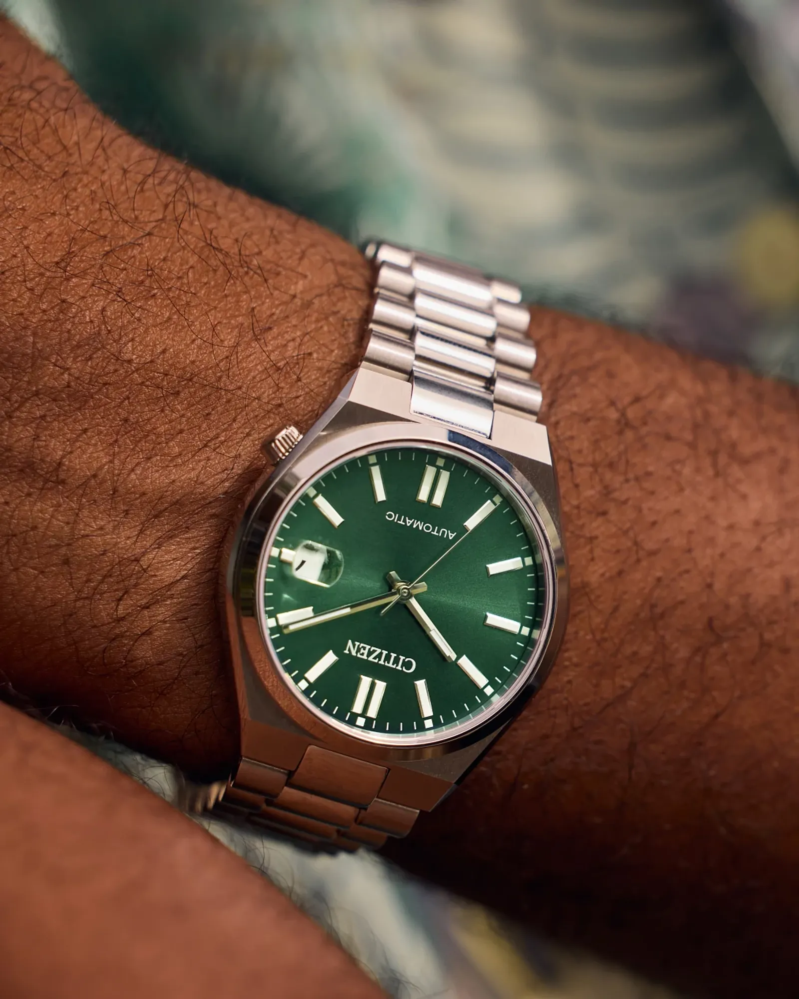 NJ0200-50X Reloj Citizen Tsuyosa Automatic de hombre pulsera de metal 37 mm