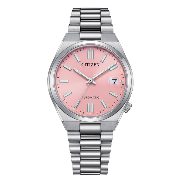 NJ0200-50Z Reloj Citizen Tsuyosa de dama correa de metal plateado