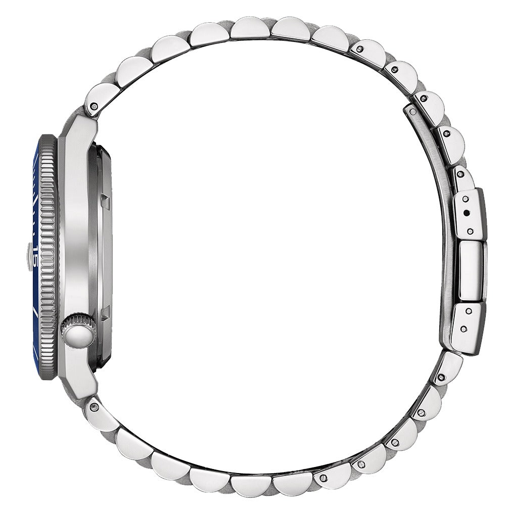 Citizen Tsuyosa automático de caballero banda de metal - Acero Inoxidable Plateado