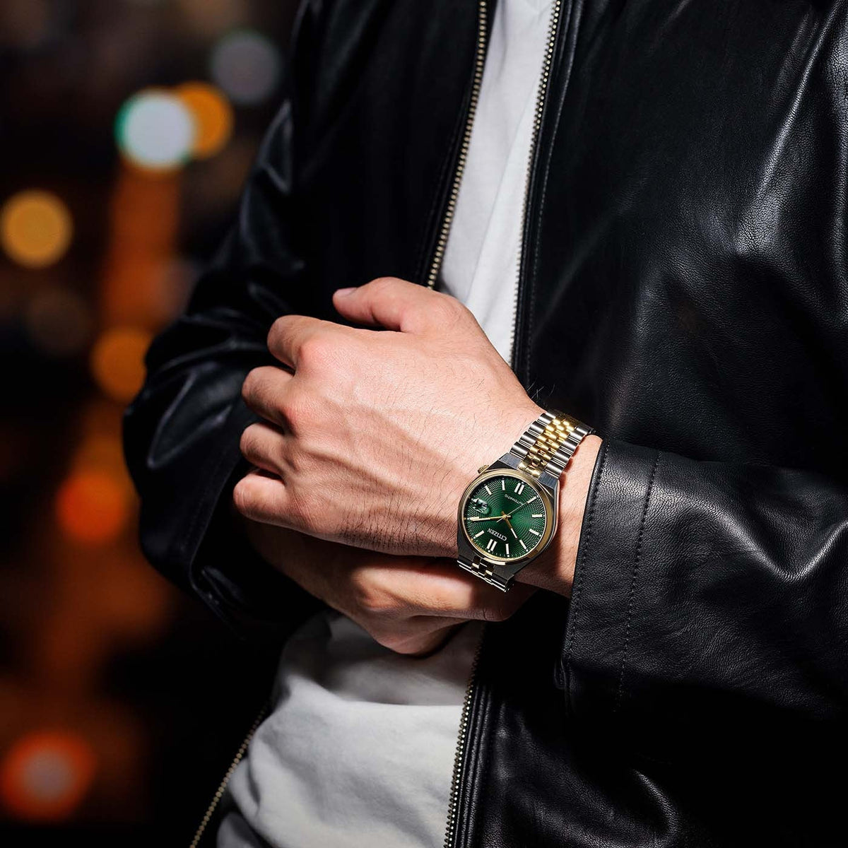 NK0024-54X Reloj Citizen Tsuyosa Automatico de hombre correa de metal bicolor