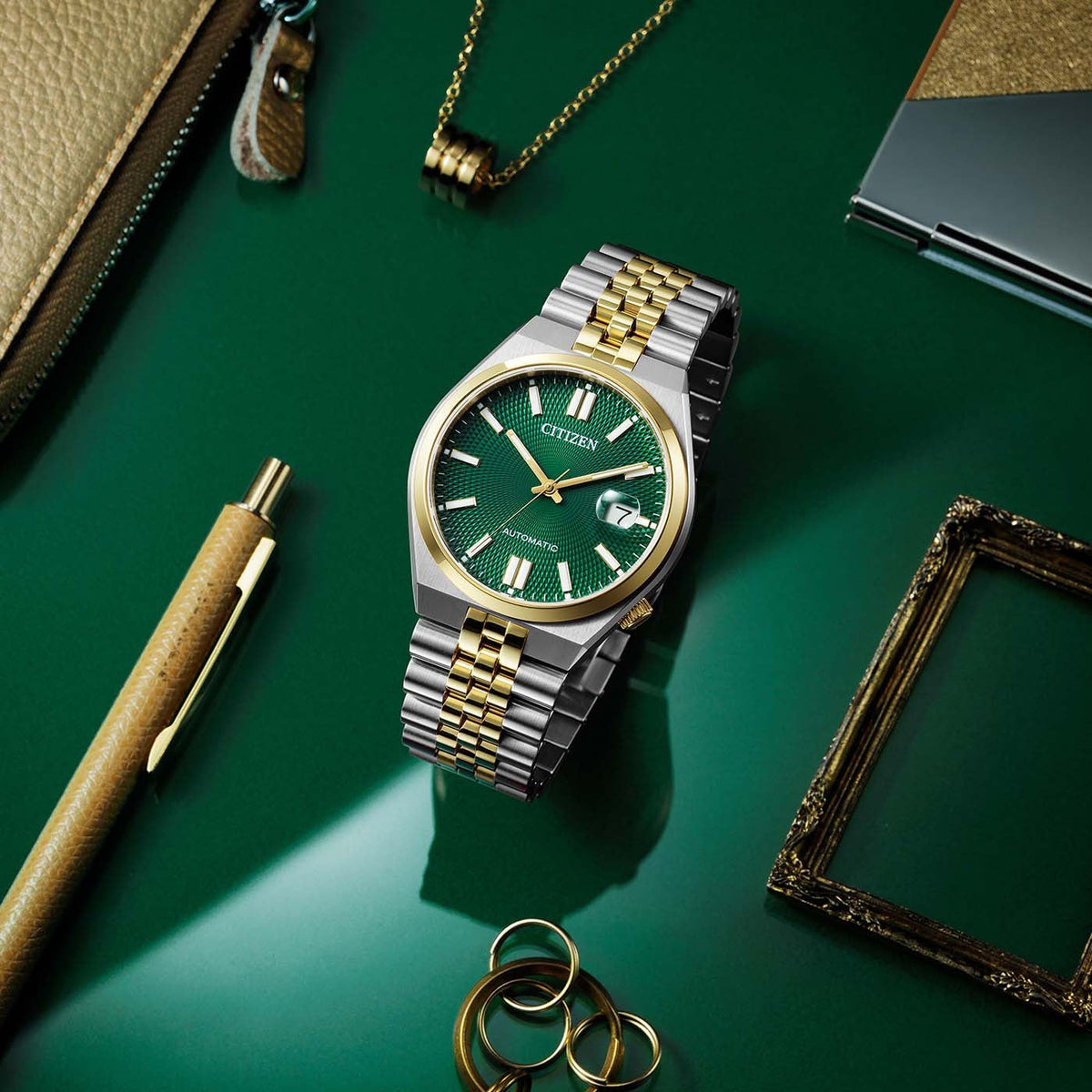 NK0024-54X Reloj Citizen Tsuyosa Automatico de hombre correa de metal bicolor