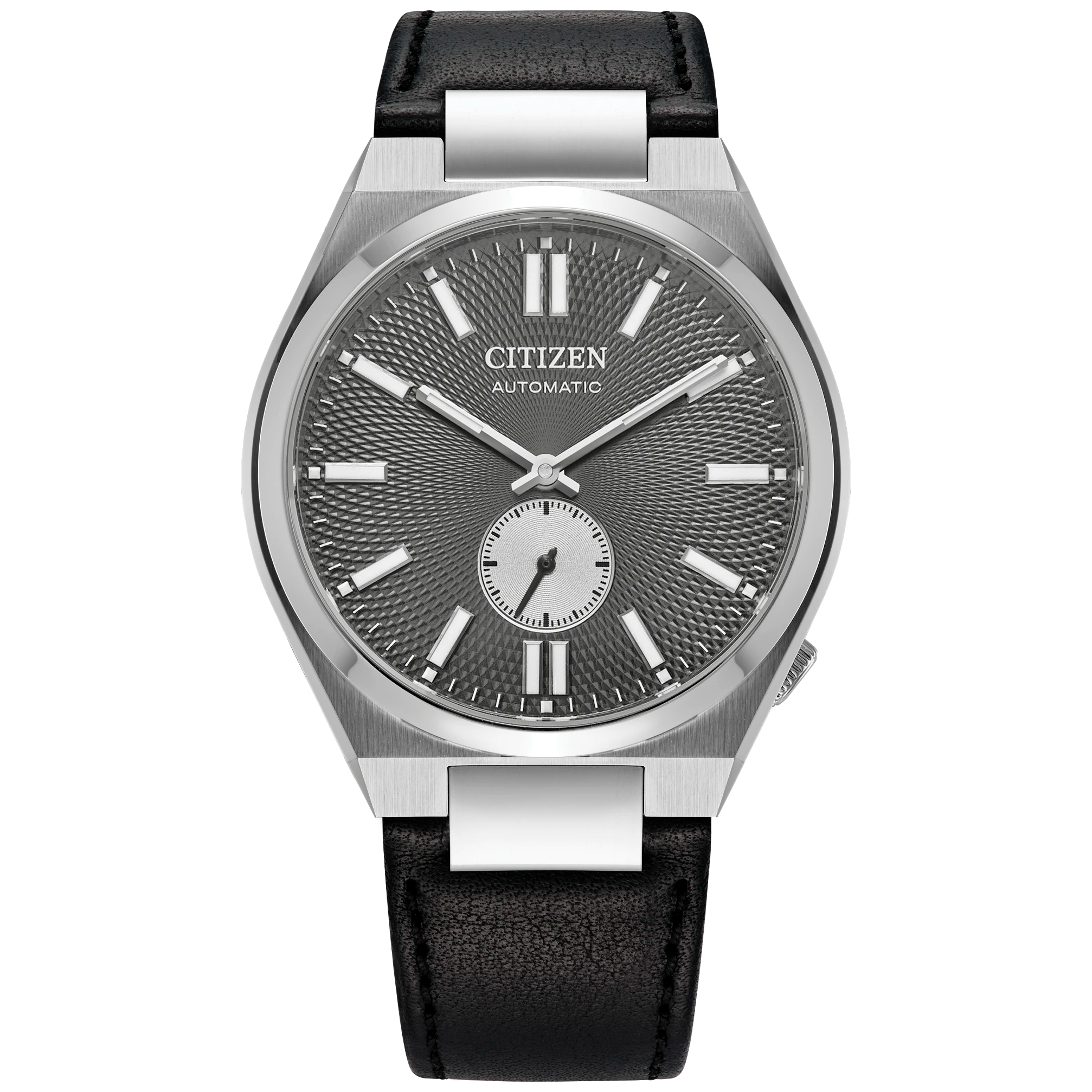 NK5010-01H Reloj Citizen Tsuyosa de hombre correa de cuero - Cuero Negro