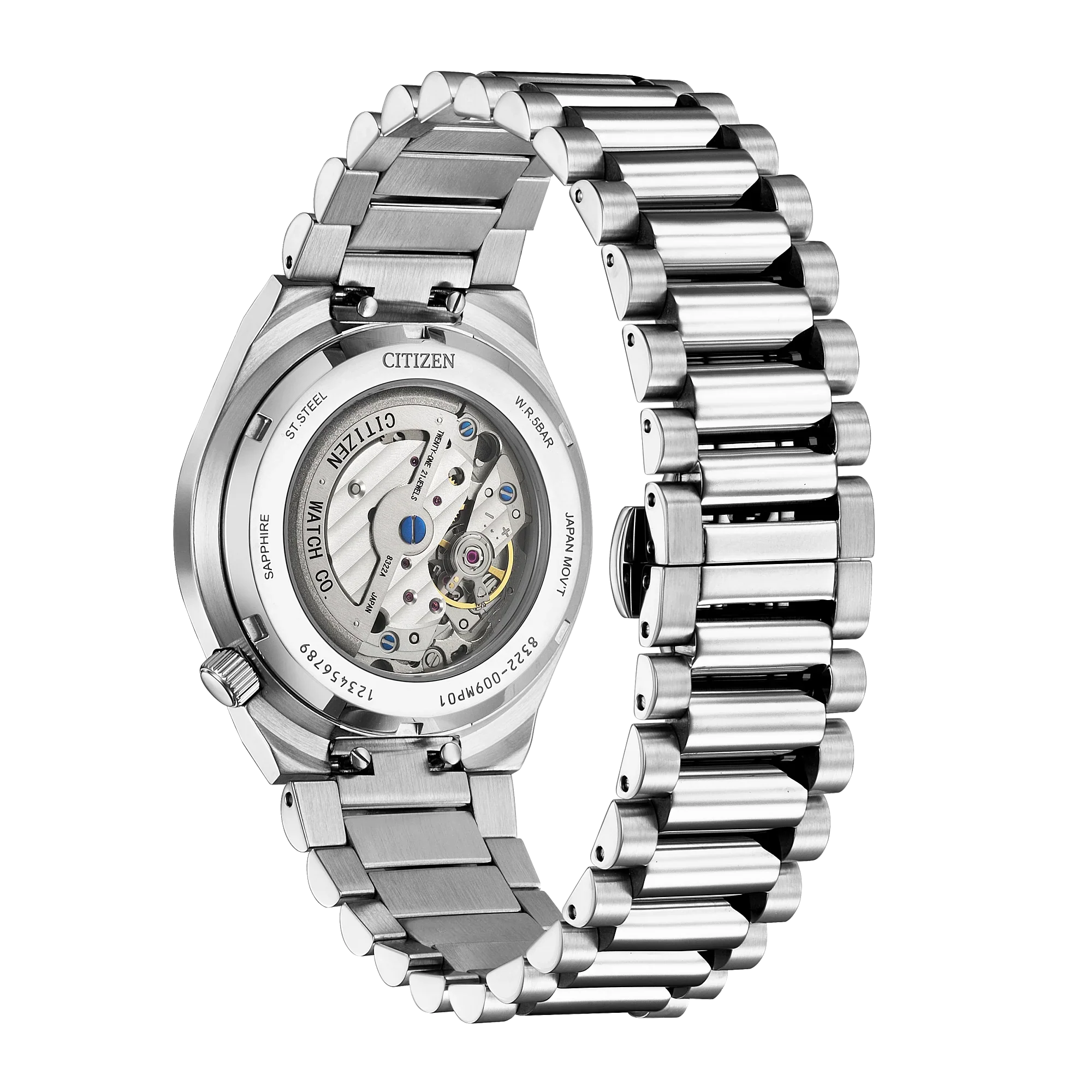 51X Reloj Citizen Tsuyosa Small de hombre pulsera de metal - Detalle de esfera