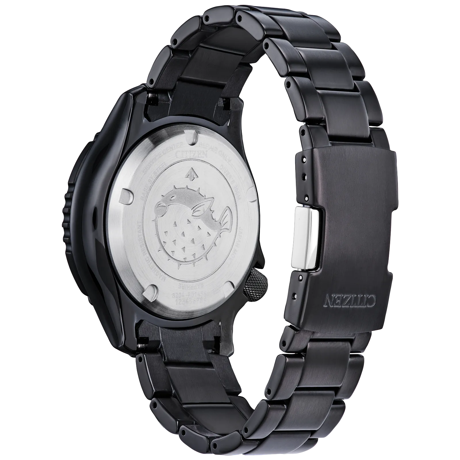 58X Reloj Citizen Promaster Dive Hombre Acero Negro - Detalle de esfera