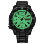 58X Reloj Citizen Promaster Dive Hombre Acero Negro - Vista lateral