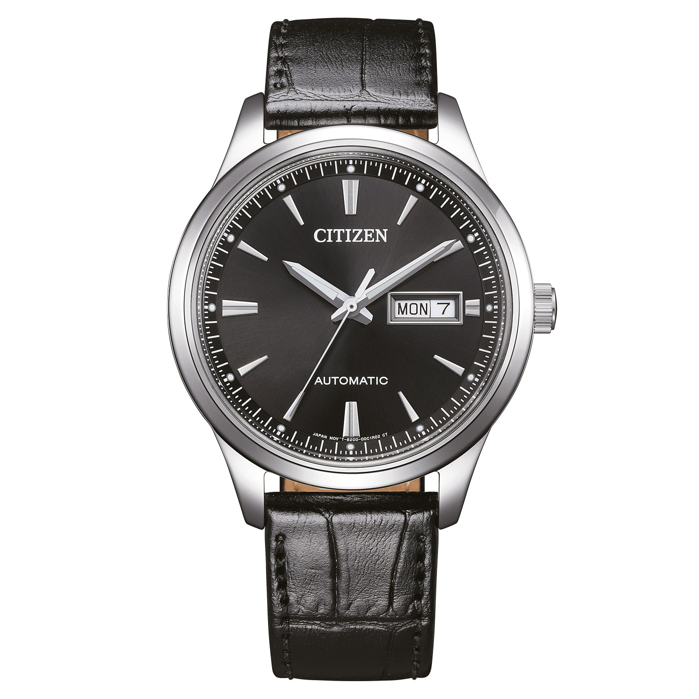 Reloj Citizen Automatico Hombre Correa Cuero Café - Reloj original en Guatemala