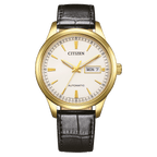 Reloj Citizen Automático Hombre Piel Negra Dorado - Reloj original en Guatemala