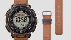 340L Reloj Casio Pro-Trek Hombre Correa Piel Marrón - Vista 7