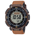 340L Reloj Casio Pro-Trek Hombre Correa Piel Marrón - Reloj original en Guatemala