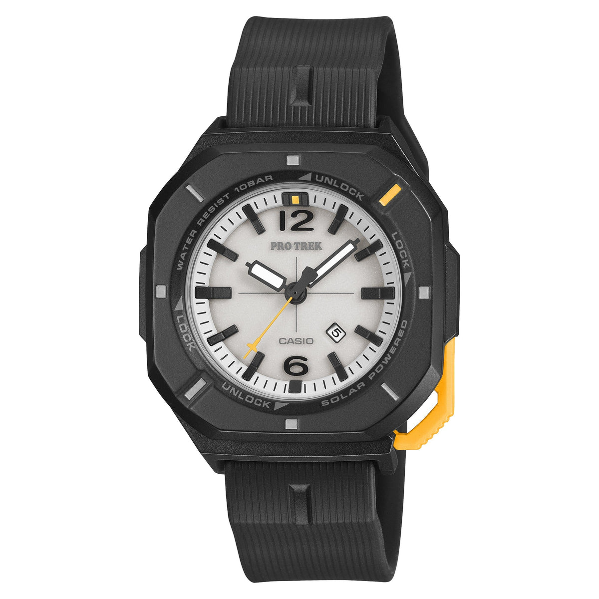 Casio Pro Trek PRJ-01-1 reloj solar de hombre correa de resina negra bio-basada