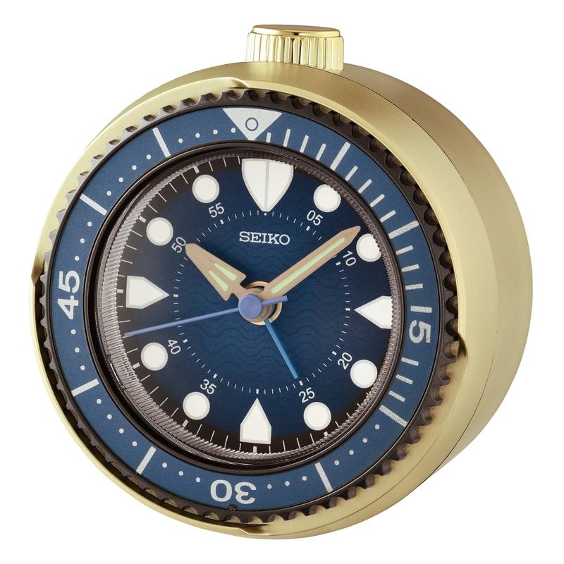 QHE207 Reloj despertador Seiko analógico - Dorado