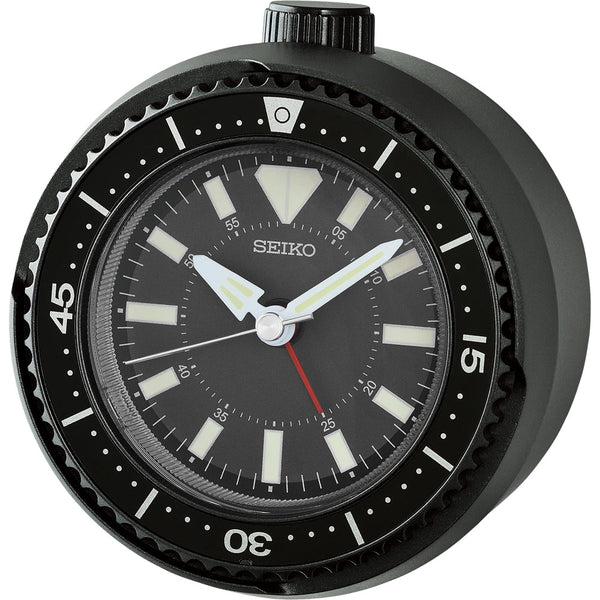 QHE207 Reloj despertador Seiko analógico - Negro