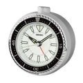 QHE207 Reloj despertador Seiko analógico - Plateado