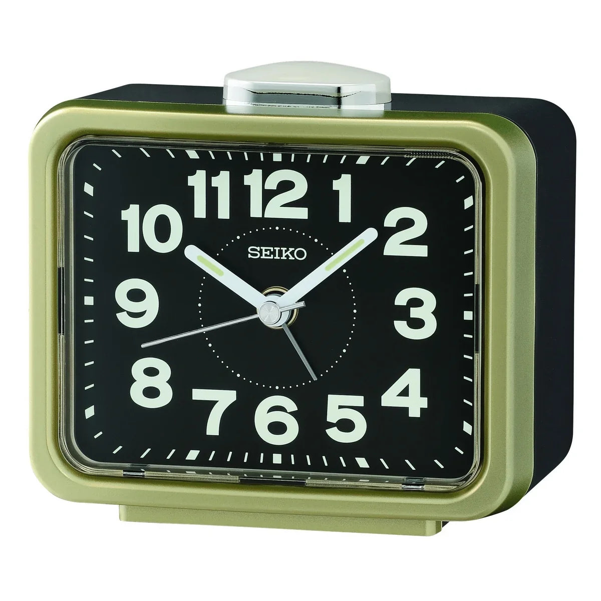 QHK062 Seiko Reloj Despertador Analógico - Dorado