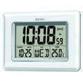 QHL058 Reloj Seiko despertador digital LCD - Blanco