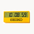 QHL073 Reloj Despertador Seiko digital estilo deportivo - Amarillo - QHL073YN