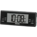 QHL093 Seiko Reloj Despertador Digital LCD - Negro - QHL093KN