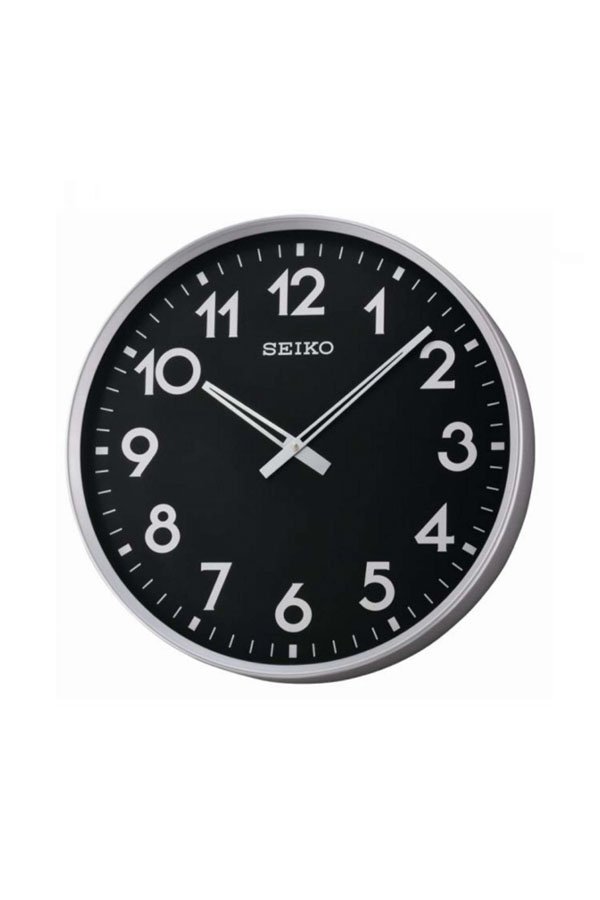 QXA560 Reloj Seiko de pared analógico gran formato - Negro -QXA560AN