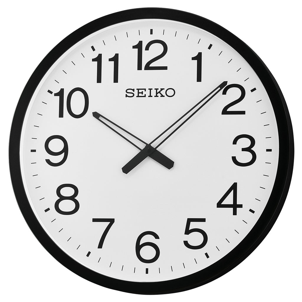 QXA563 Reloj Seiko de pared analógico extra grande - Negro