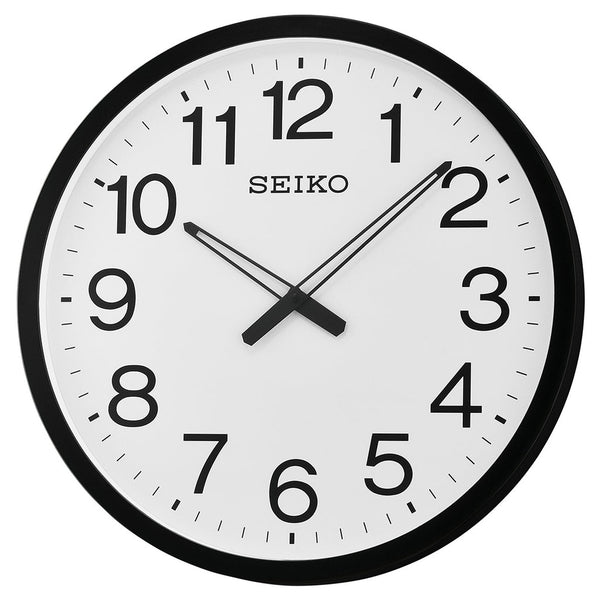 QXA563 Reloj Seiko de pared analógico extra grande - Negro