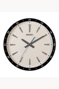 QXA802 Reloj Seiko de pared análogo 3D 35 cm - Blanco