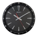 QXA802 Reloj Seiko de pared análogo 3D 35 cm - Negro