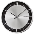 QXA840SN Reloj Seiko de pared analógico elegante - Plateado