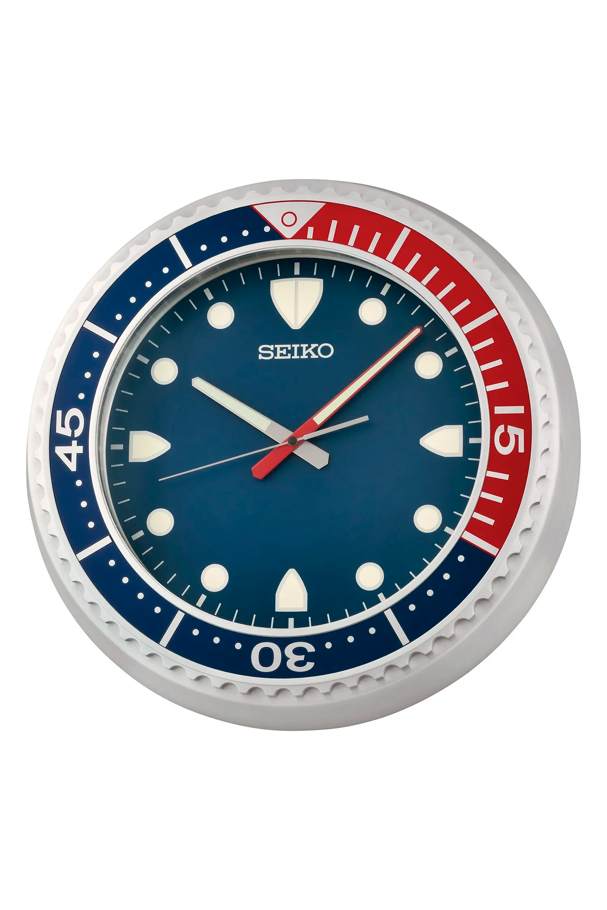 QXA849 Reloj de pared Seiko Analógico - Azul