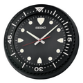 QXA849 Reloj de pared Seiko Analógico - Negro