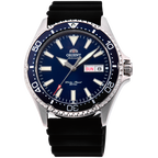 RA-AA0006L Reloj Orient Kamasu Hombre Correa Caucho Azul - Reloj original en Guatemala
