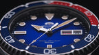 RA-AA0812L19B Reloj Orient Kamasu Hombre Acero Esfera Azul - Detalle de esfera
