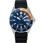 RA-AA0916L Reloj Orient Kanno Hombre Acero Caucho Azul - Reloj original en Guatemala