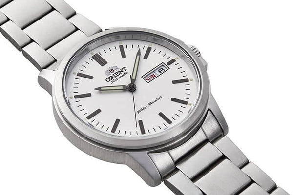 RA-AA0C03S19B Reloj Orient Sport Hombre Acero Esfera Blanca - Vista lateral