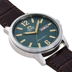 RA-AA0C06E19B Reloj Orient Sport Hombre Correa Cuero Marrón Esfera - Vista lateral